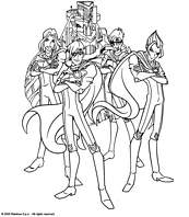 coloriage winx les garcons